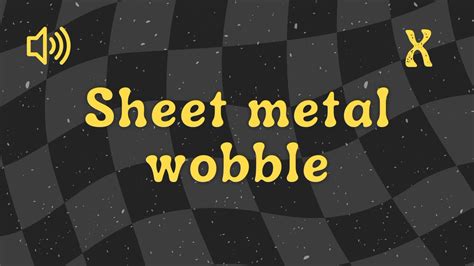 metal sheet wobble sound|Metal Wobble Samples .